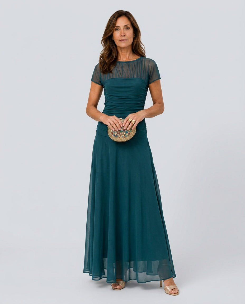 Wren | Flowy Chiffon-Look Midi Dress