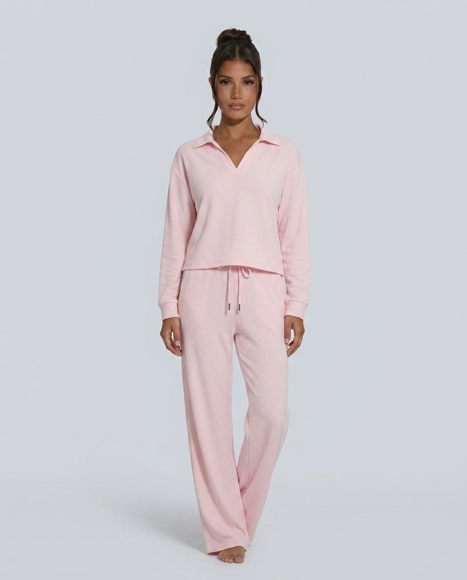 Anouk | Collared Wide-Leg Trousers Co-ord Set