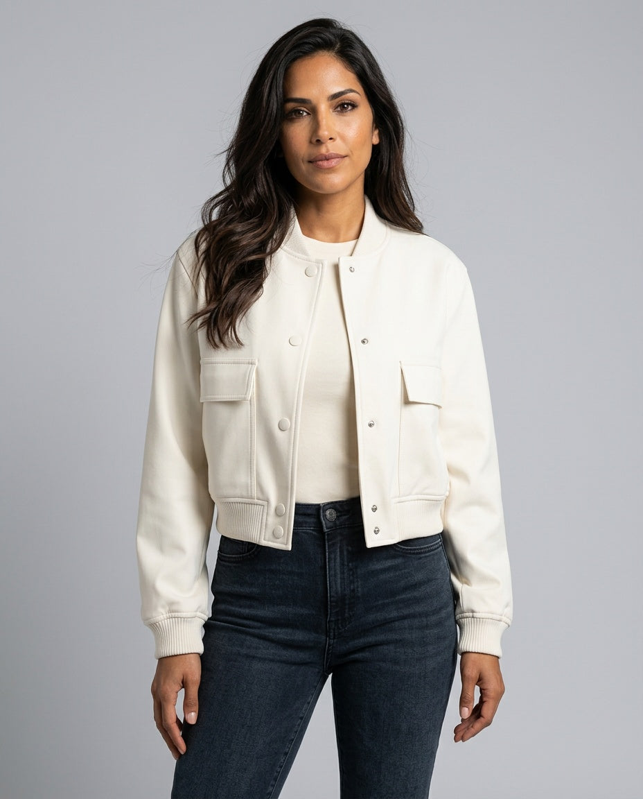 Jimena | Zip Front Long Sleeve Jacket