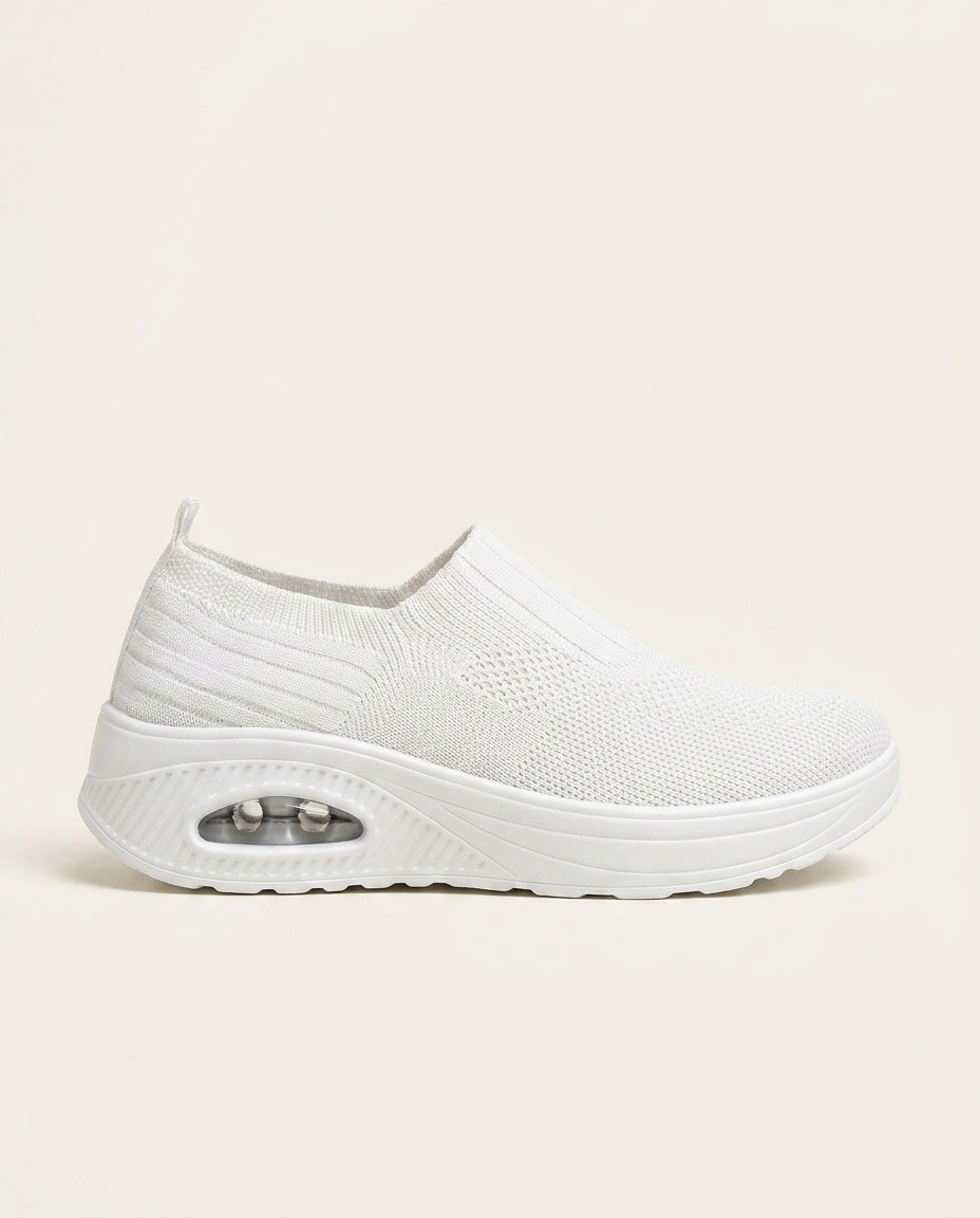 Delphine | Knit Slip-On Cushioned Walking Shoes