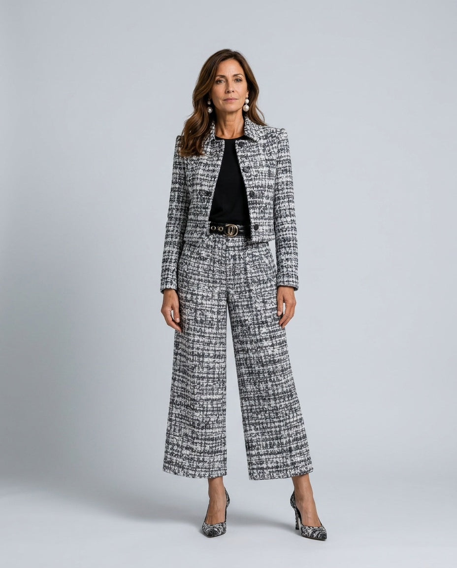 Alejandra | Tweed-Look Office Co-ord Set