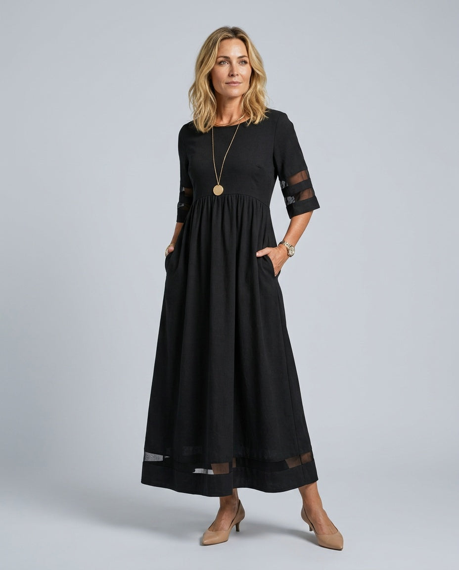 Belen | Flattering Tummy-Smoothing Midi Dress