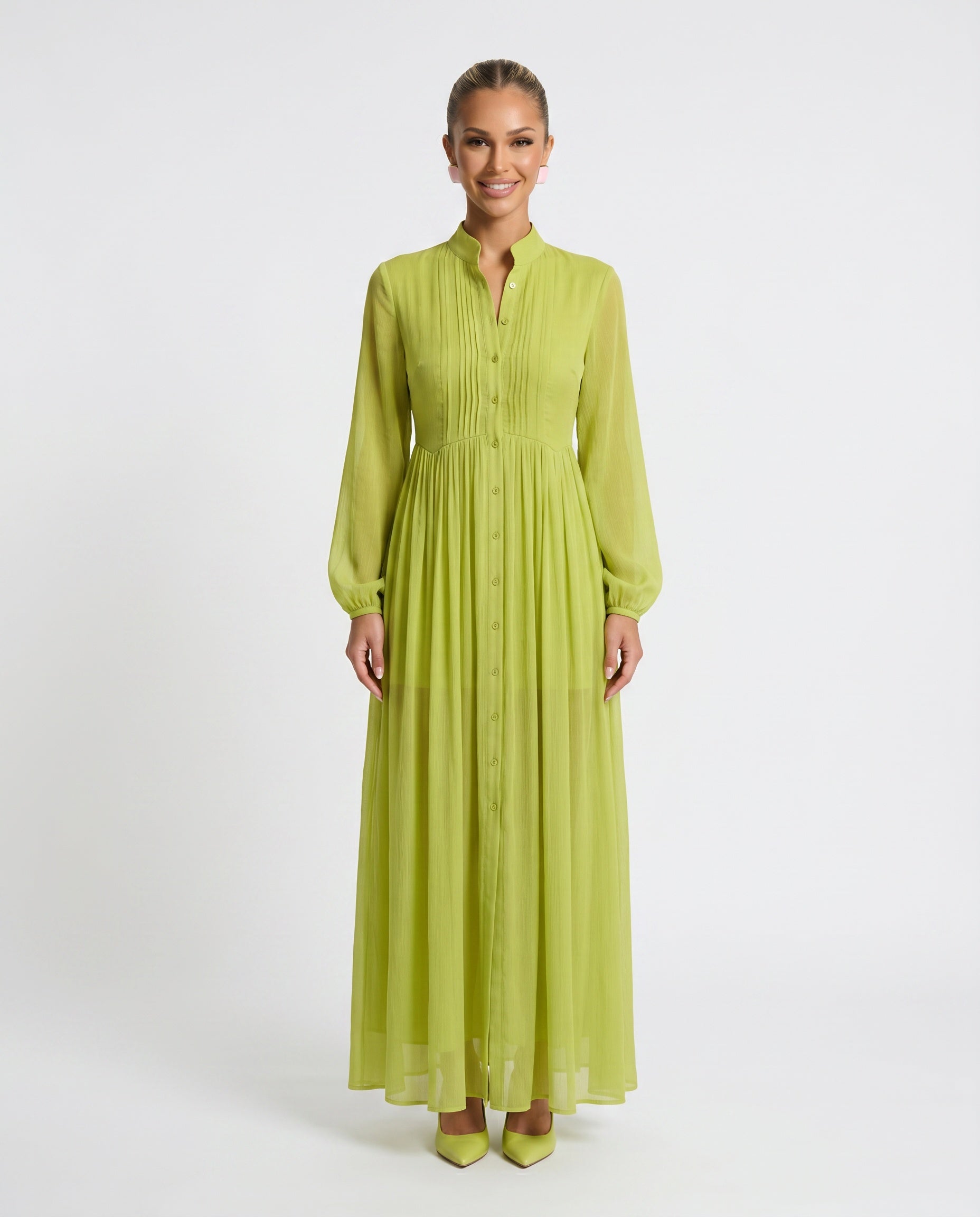 Raissa | Button Front Maxi Dress