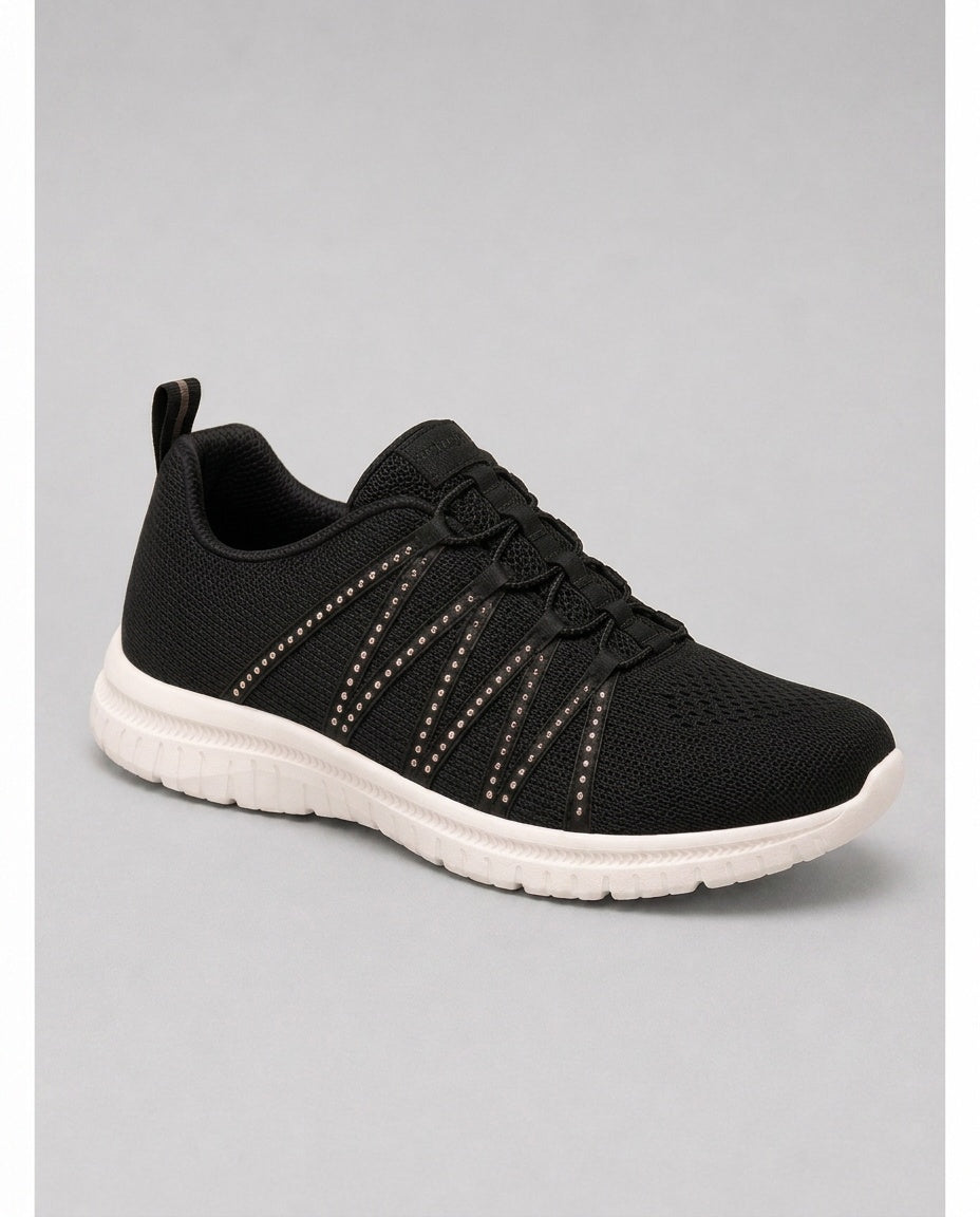 Maeve | Lightweight Sparkle Knit Slip-On Trainers