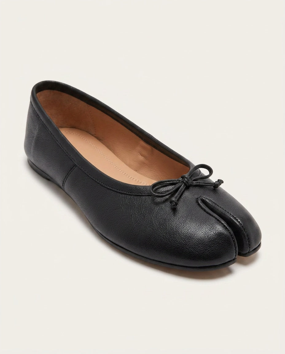 Anais | Split Toe Slip-On Flat Mules