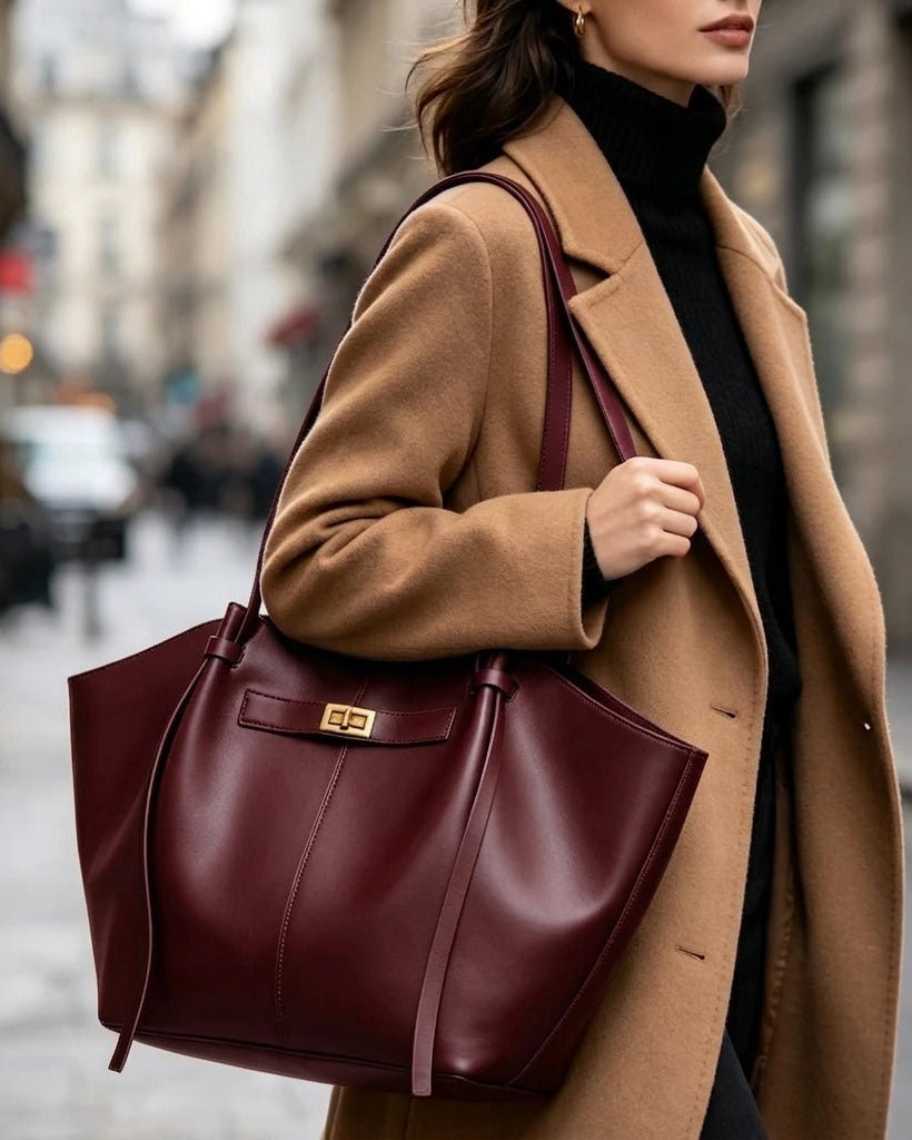 Gerda | Sculpted Slouchy Shoulder Shopper Bag
