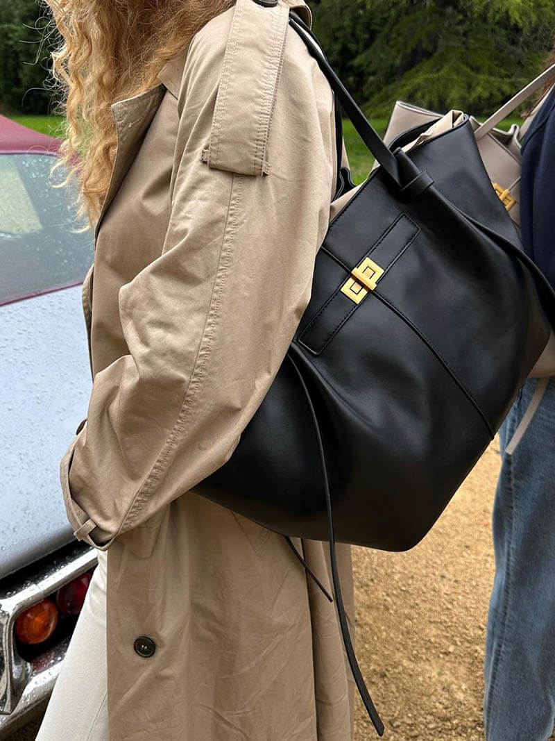 Gerda | Sculpted Slouchy Shoulder Shopper Bag