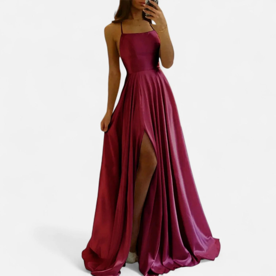 Sienna | Flowy Side Split Maxi Dress