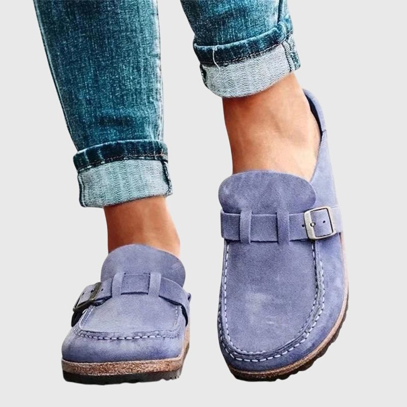 Sienna | Suede-Look Cushioned Footbed Clogs