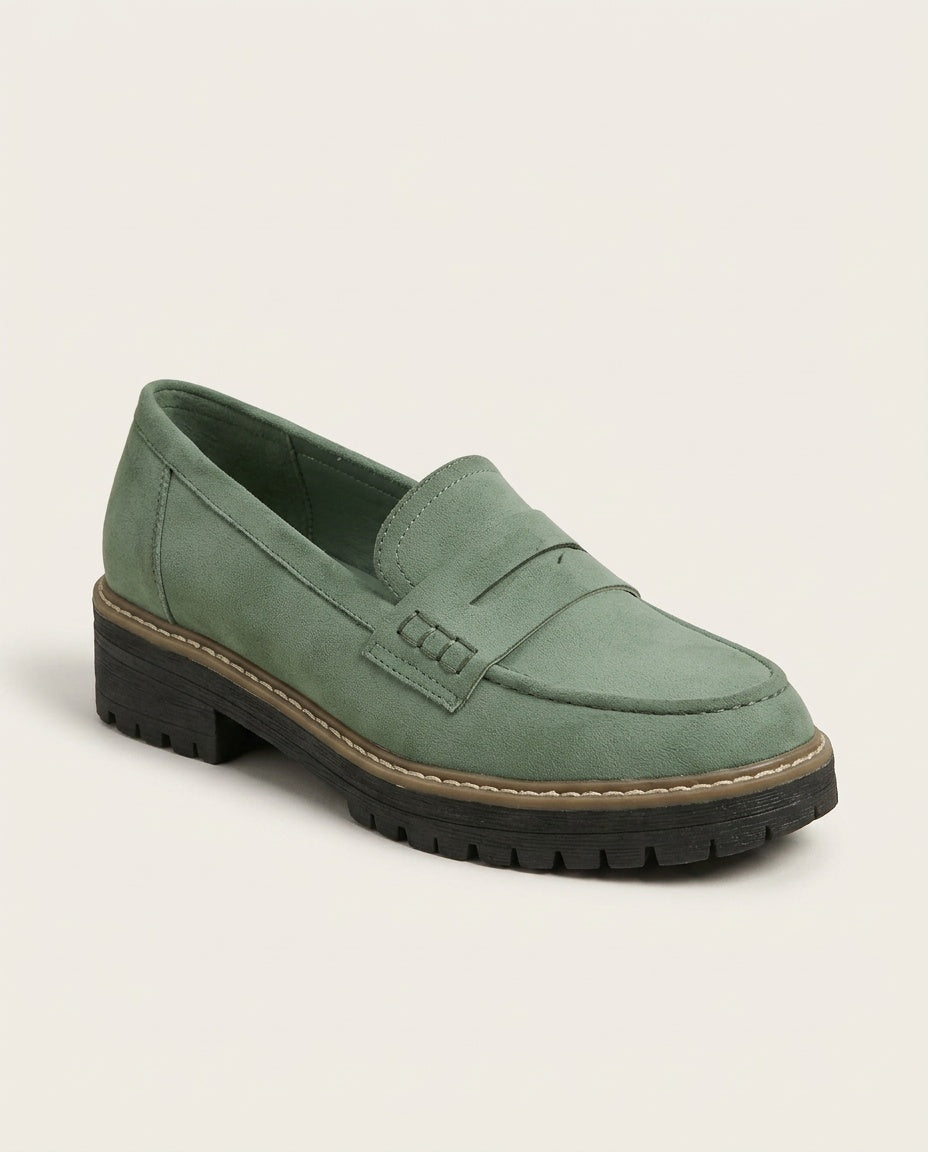 Sabine | Chunky Lug Sole Loafers