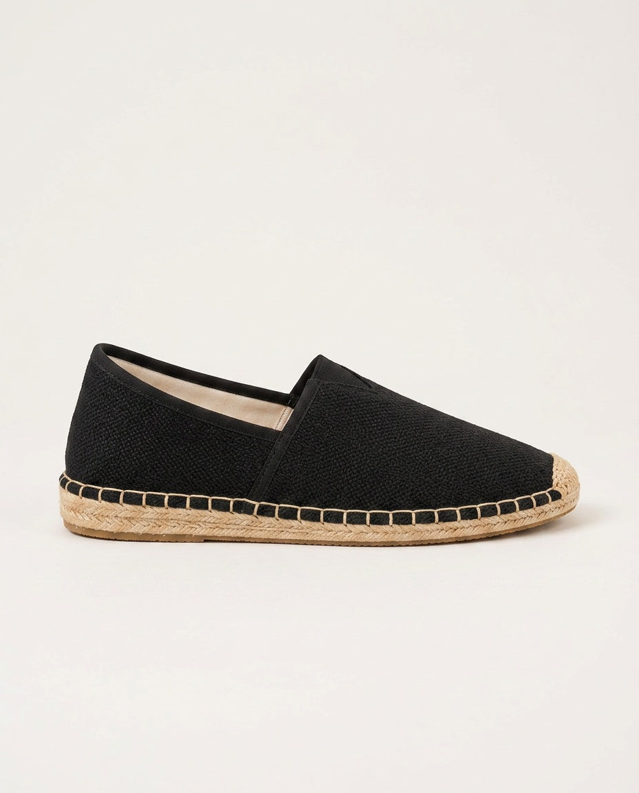 Nina | Flat Slip-On Canvas Espadrilles