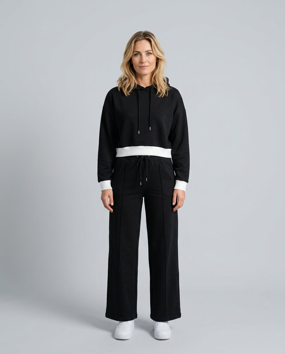 Verity | Relaxed Wide-Leg Hoodie Co-ord Set