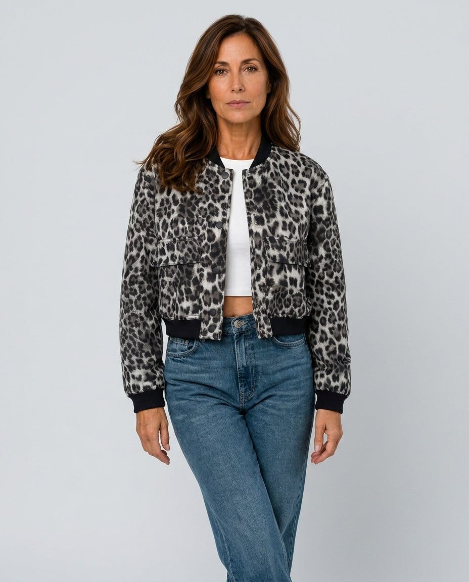 Jimena | Zip Front Long Sleeve Jacket