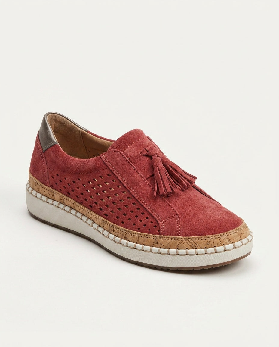 Leticia | Knit Cushioned Sole Slip-On Shoes