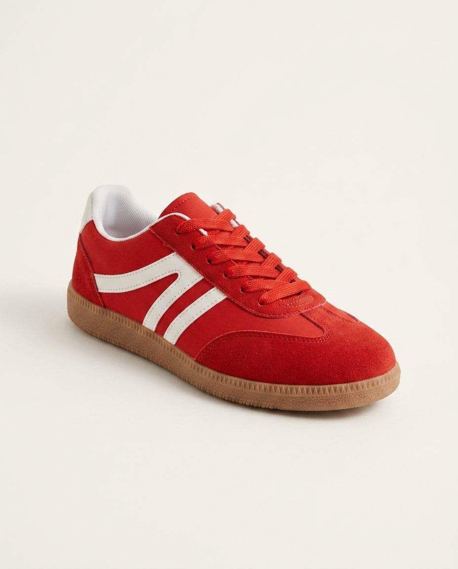Faye | Retro Panelled Sneakers