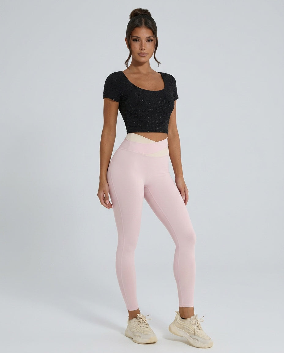 Alejandra | High Waist Light Compression Full Length Leggings