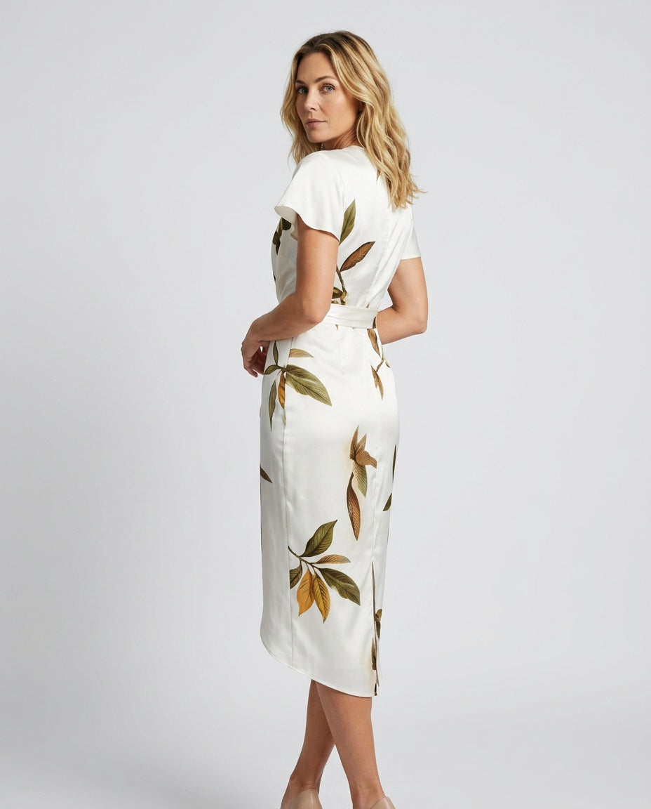 Thea | Wrap Midi Dress