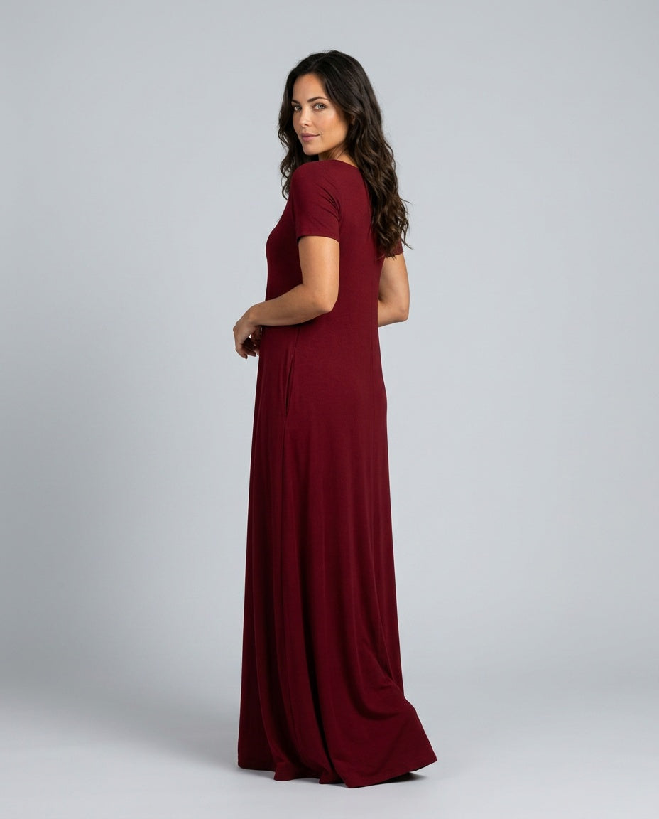Cora | Relaxed Cotton-Blend Lounge Dress