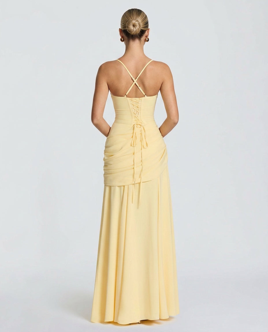 Sura | Off-Shoulder Flowy Maxi Dress