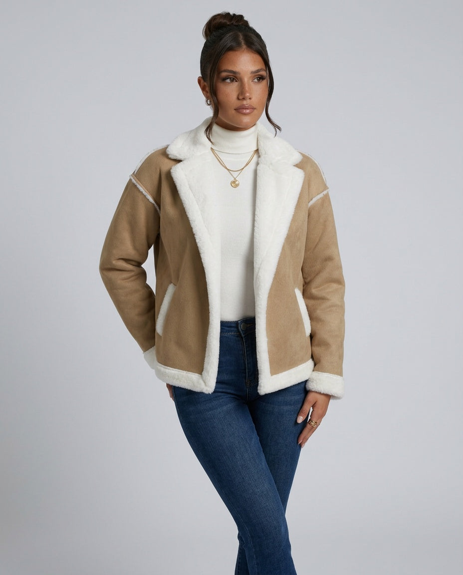 Valentina | Long Sleeve Teddy Borg Jacket