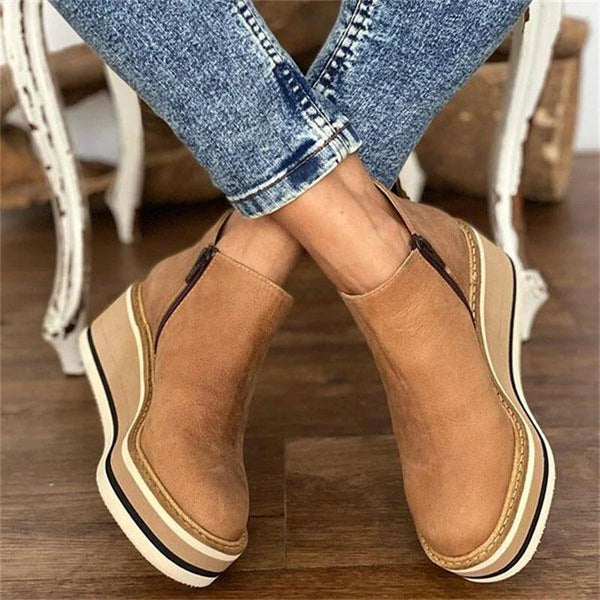 Cleona | Waterproof Side Zip Ankle Boots