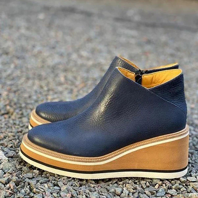 Cleona | Waterproof Side Zip Ankle Boots