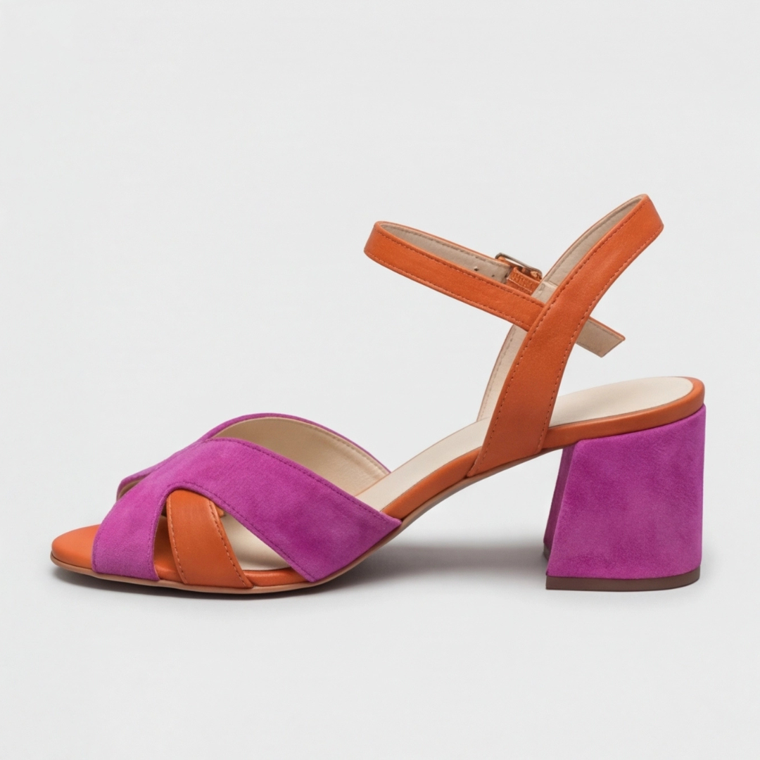 Clara | Wedge Heel Adjustable Ankle Strap Sandals