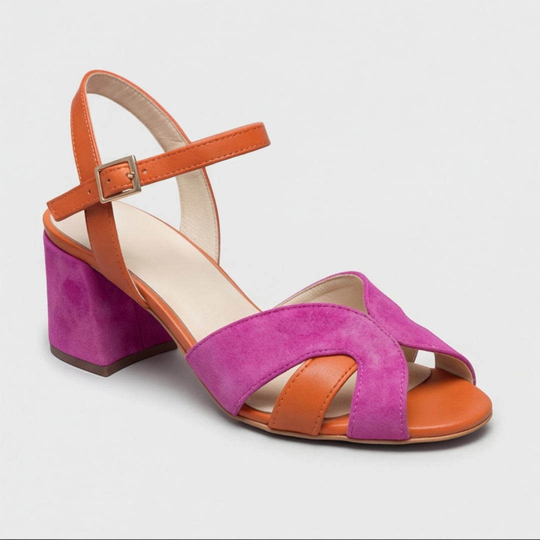 Clara | Wedge Heel Adjustable Ankle Strap Sandals
