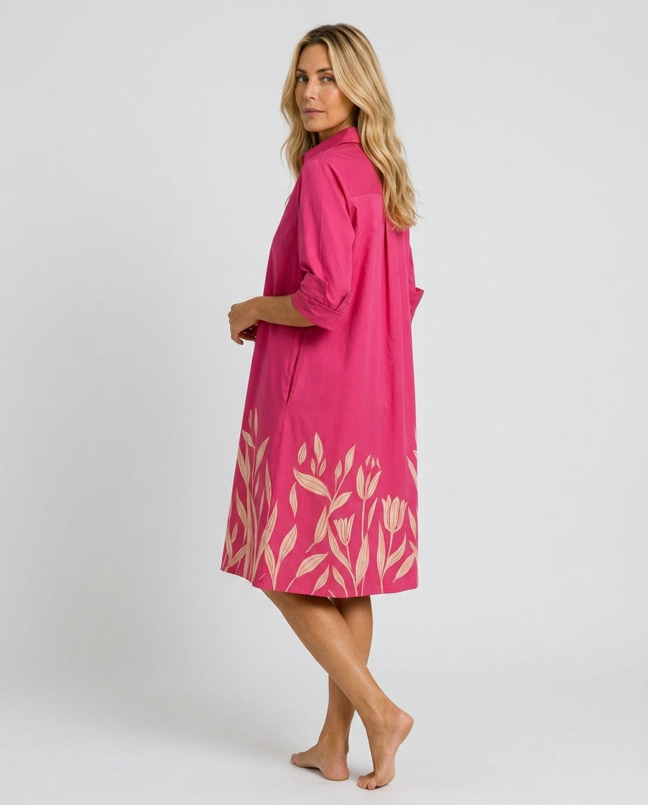 Camila | Relaxed Fluid Midi Dress