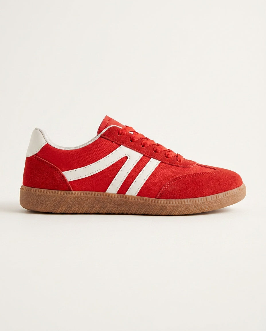 Faye | Retro Panelled Sneakers