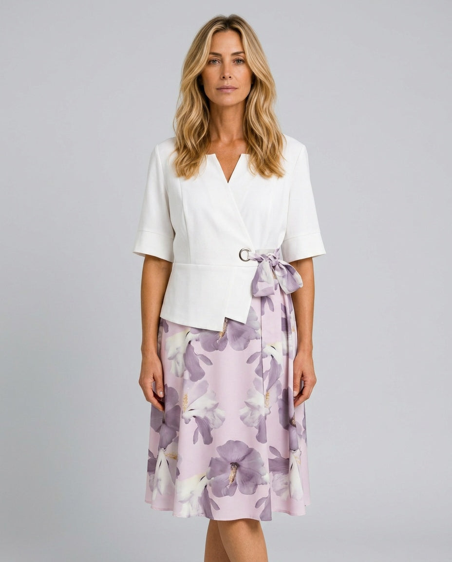 Josie | Soft Cotton-Blend Midi Dress