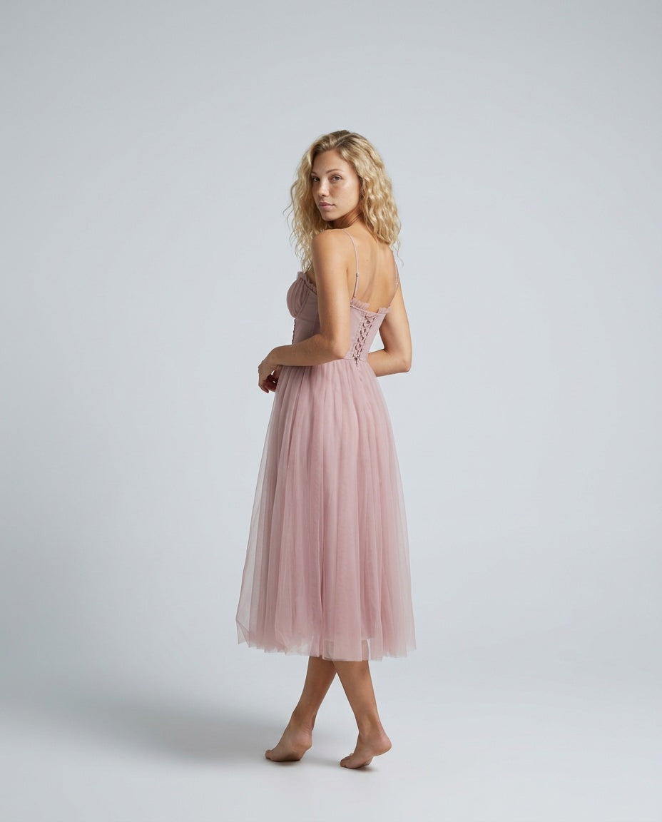 Vega | Fitted Tailored Bodycon Midi Dress