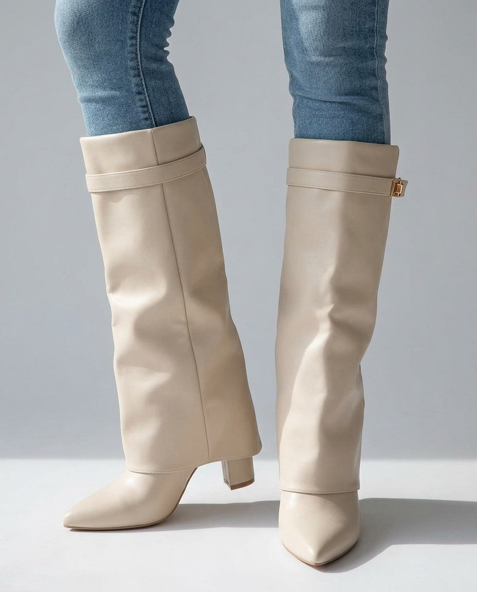 Monica | Waterproof Side-Zip Knee-High Boot