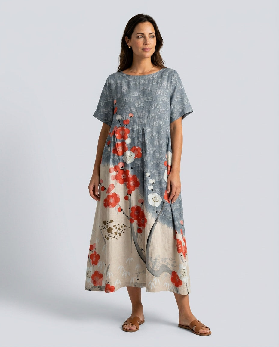Josie | Bohemian Floral Lightweight Maxi Dress