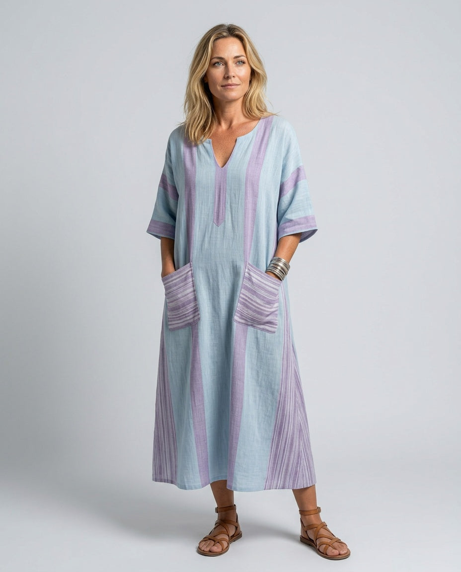 Cora | Relaxed Pocket Midi Dress