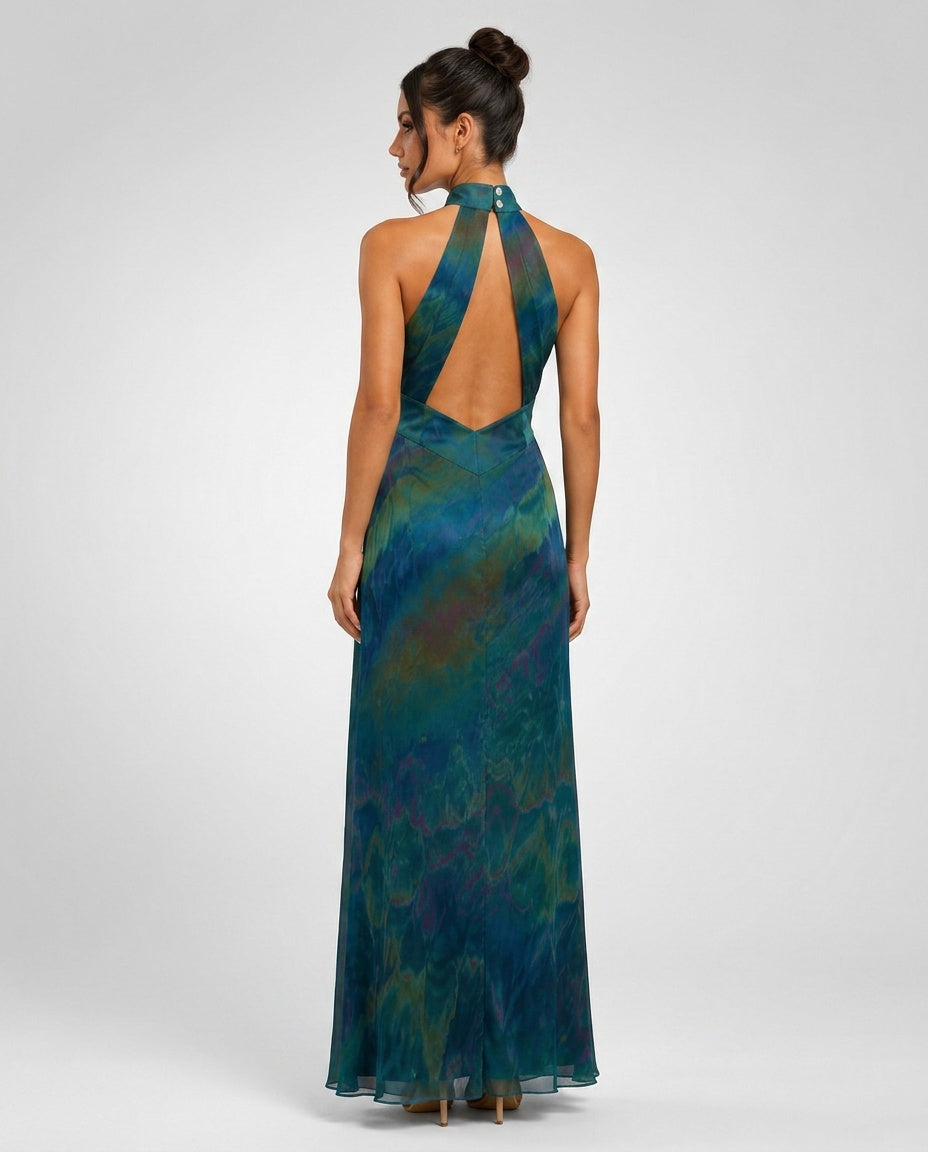 Divina | Backless Fitted Smooth Maxi Dress