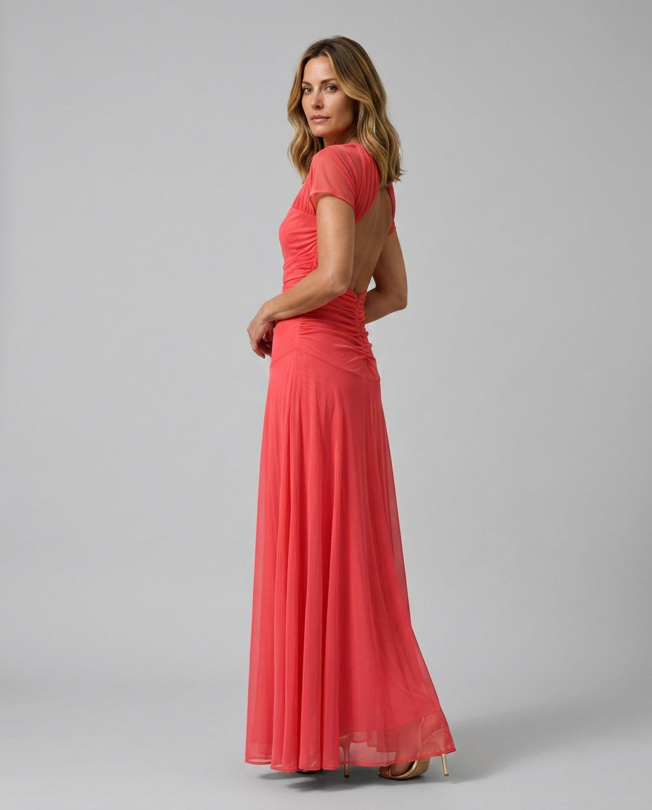 Colette | Flowy Chiffon-Look Midi Dress